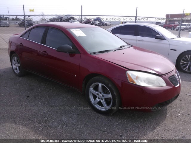 1G2ZG58N274123063 - 2007 PONTIAC G6 SE RED photo 1