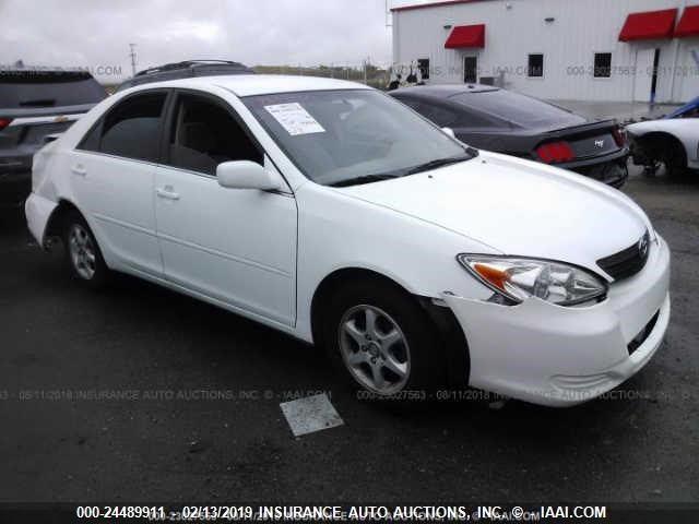 4T1BE32K83U247009 - 2003 TOYOTA CAMRY LE/XLE/SE WHITE photo 1