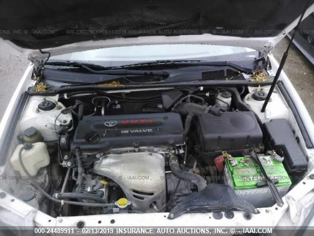 4T1BE32K83U247009 - 2003 TOYOTA CAMRY LE/XLE/SE WHITE photo 10
