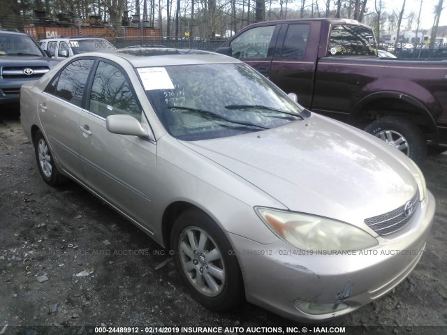 4T1BF32K14U570719 - 2004 TOYOTA CAMRY LE/XLE/SE BEIGE photo 1