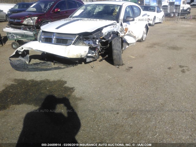 1B3LC56B79N511992 - 2009 DODGE AVENGER SXT/R/T WHITE photo 6