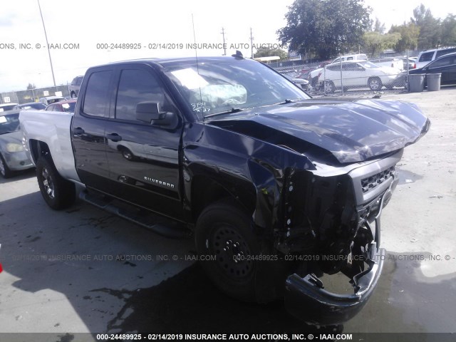 1GCRCPEH7FZ444972 - 2015 CHEVROLET SILVERADO BLACK photo 1