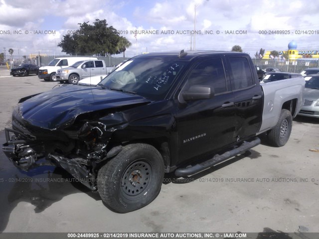 1GCRCPEH7FZ444972 - 2015 CHEVROLET SILVERADO BLACK photo 2