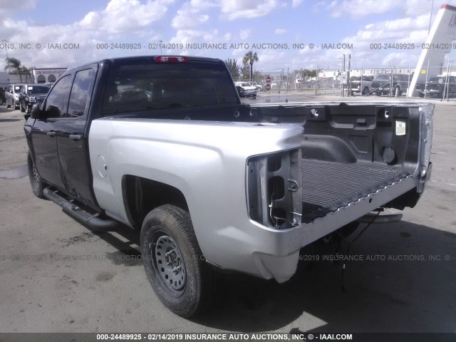 1GCRCPEH7FZ444972 - 2015 CHEVROLET SILVERADO BLACK photo 3