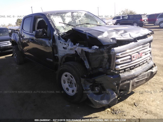 1GTG6BE39F1120653 - 2015 GMC CANYON SLE GRAY photo 6