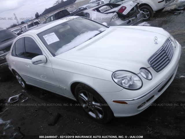 WDBUF56J46A948755 - 2006 MERCEDES-BENZ E 350 WHITE photo 1