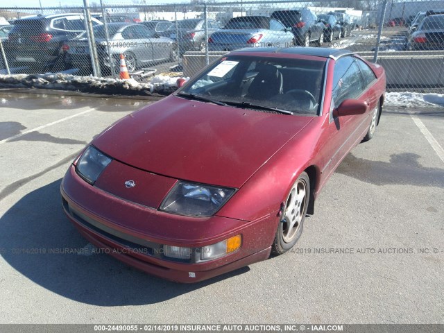 JN1RZ26H4NX522119 - 1992 NISSAN 300ZX 2+2 RED photo 2