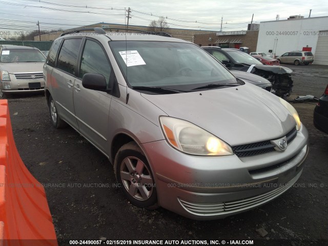 5TDZA23C15S291540 - 2005 TOYOTA SIENNA CE/LE GOLD photo 1