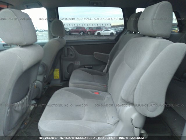 5TDZA23C15S291540 - 2005 TOYOTA SIENNA CE/LE GOLD photo 8