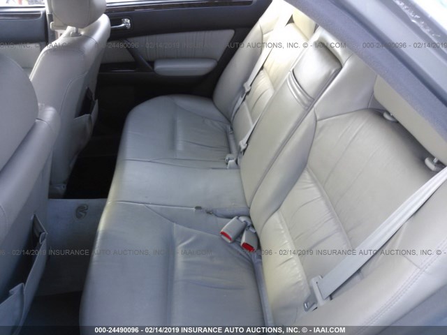 JNKBY31AXYM701156 - 2000 INFINITI Q45 T GRAY photo 8