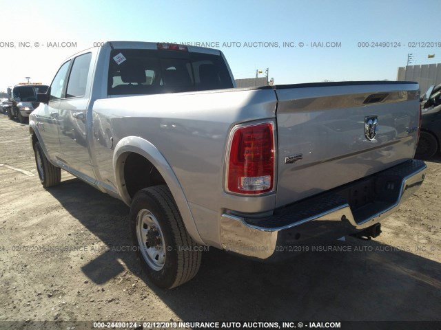 3C6UR5FL4FG643078 - 2015 RAM 2500 LARAMIE SILVER photo 3