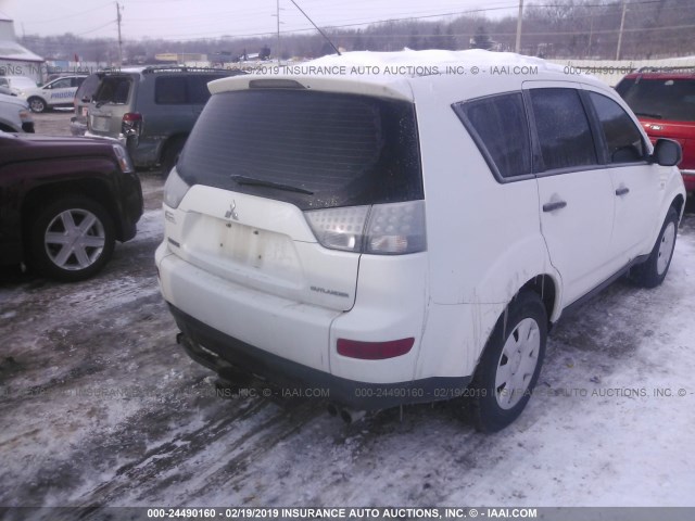 JA4MS31X57Z016641 - 2007 MITSUBISHI OUTLANDER ES/LS Ağ foto 4