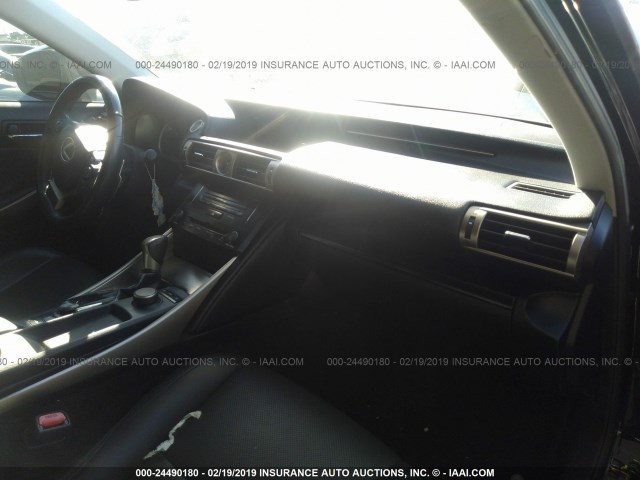 JTHBF1D2XE5029247 - 2014 LEXUS IS 250 GRAY photo 5