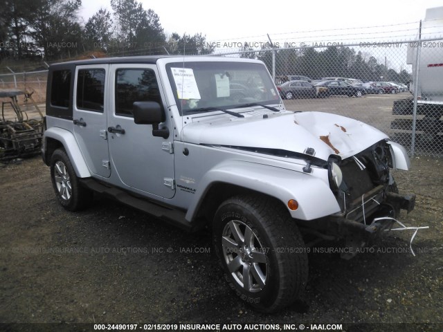 1J4GB59127L199220 - 2007 JEEP WRANGLER SAHARA SILVER photo 1