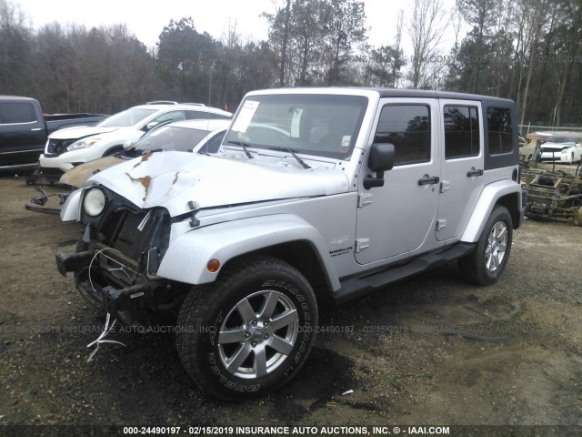 1J4GB59127L199220 - 2007 JEEP WRANGLER SAHARA SILVER photo 2