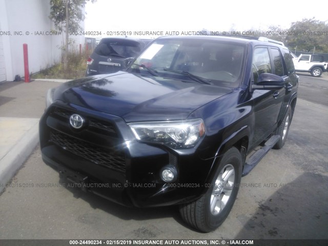 JTEZU5JR0F5099402 - 2015 TOYOTA 4RUNNER SR5/LIMITED BLACK photo 2