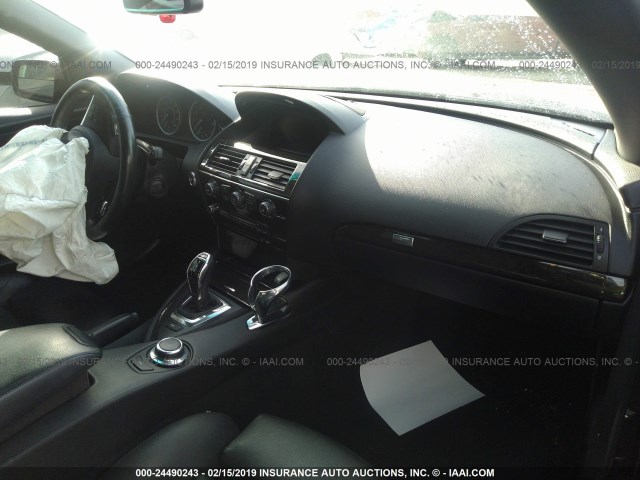 WBAEB535X8CX63610 - 2008 BMW 650 I GRAY photo 5