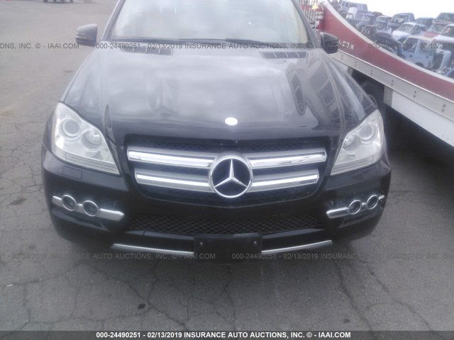 4JGBF7BE4BA640164 - 2011 MERCEDES-BENZ GL 450 4MATIC BLACK photo 6