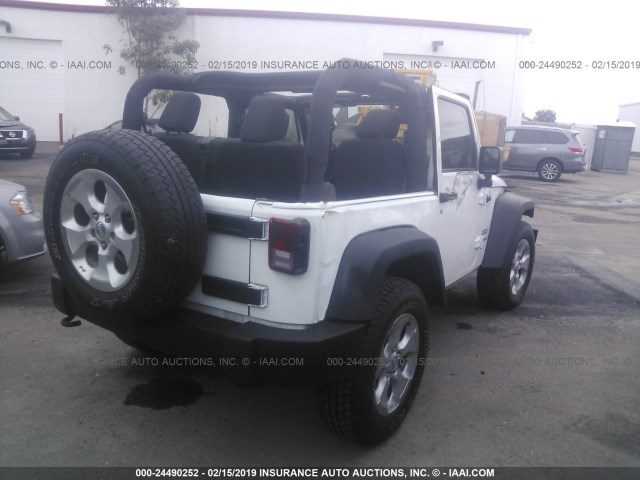 1C4AJWAGXGL190608 - 2016 JEEP WRANGLER SPORT WHITE photo 6