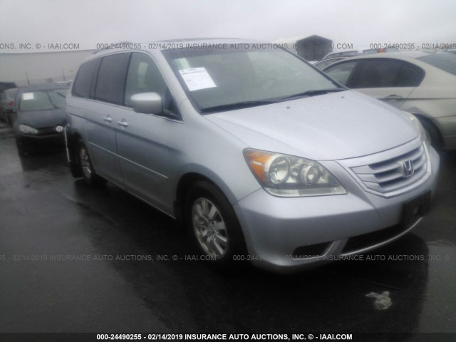 5FNRL3H75AB005411 - 2010 HONDA ODYSSEY EXL SILVER photo 1