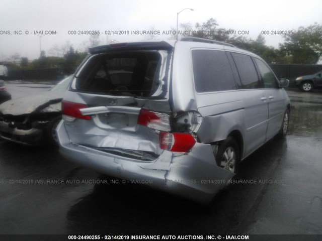 5FNRL3H75AB005411 - 2010 HONDA ODYSSEY EXL SILVER photo 4