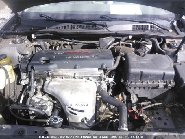 4T1BE32KX3U769379 - 2003 TOYOTA CAMRY LE/XLE/SE SILVER photo 10