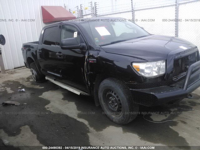 5TFDW5F16CX260489 - 2012 TOYOTA TUNDRA CREWMAX SR5 BLACK photo 6