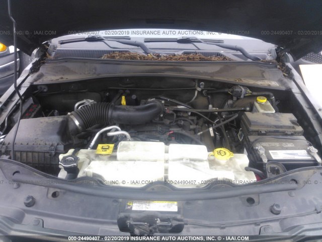 1J4PN3GK9AW161609 - 2010 JEEP LIBERTY RENEGADE GREEN photo 10