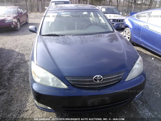 4T1BE30K44U295143 - 2004 TOYOTA CAMRY LE/XLE/SE BLUE photo 6