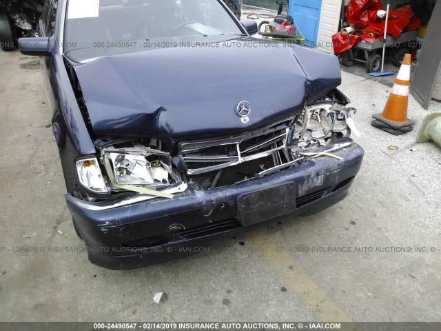 WDBHA23G9WA528822 - 1998 MERCEDES-BENZ C 230 BLUE photo 6