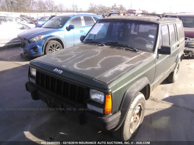 1J4FT68S9TL269847 - 1996 JEEP CHEROKEE SPORT/CLASSIC GREEN photo 2