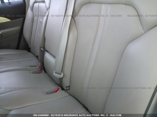 2LMDJ6JK9CBL07252 - 2012 LINCOLN MKX WHITE photo 8