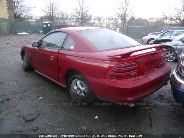 1FALP42T8SF177909 - 1995 FORD MUSTANG GT/GTS RED photo 3