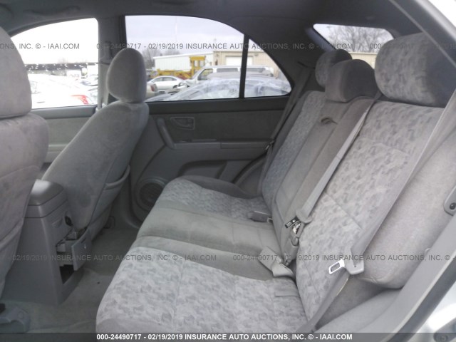 KNDJD733765621870 - 2006 KIA SORENTO EX/LX SILVER photo 8