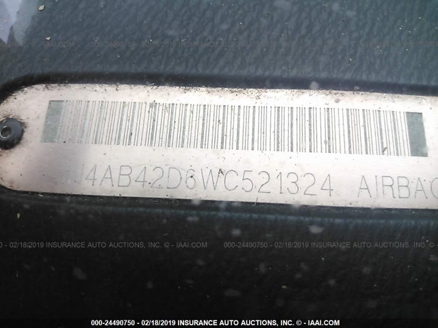 1N4AB42D6WC521324 - 1998 NISSAN 200SX SE WHITE photo 9