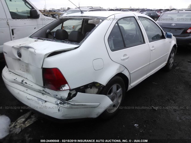 3VWSC29M0YM160905 - 2000 VOLKSWAGEN JETTA GLS WHITE photo 4