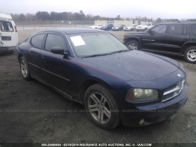 2B3KA43G26H141602 - 2006 DODGE CHARGER SE/SXT BLUE photo 1