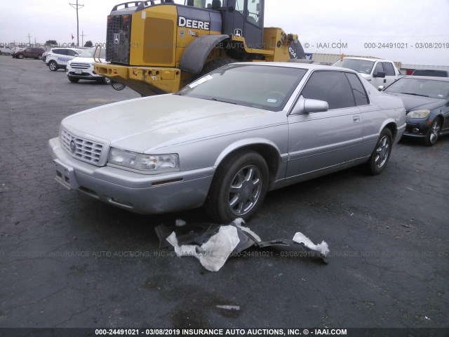 1G6ET1291YU179686 - 2000 CADILLAC ELDORADO TOURING SILVER photo 2