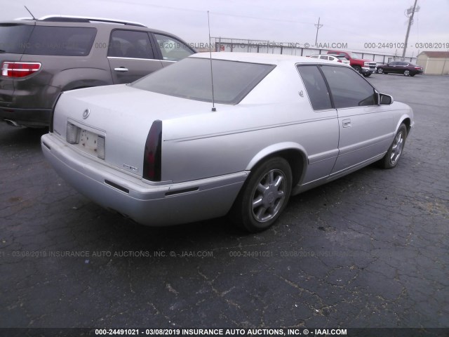 1G6ET1291YU179686 - 2000 CADILLAC ELDORADO TOURING SILVER photo 4