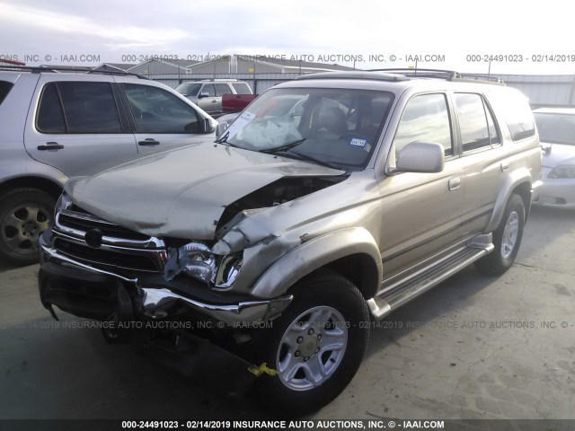 JT3GN86R420219541 - 2002 TOYOTA 4RUNNER SR5 GRAY photo 2