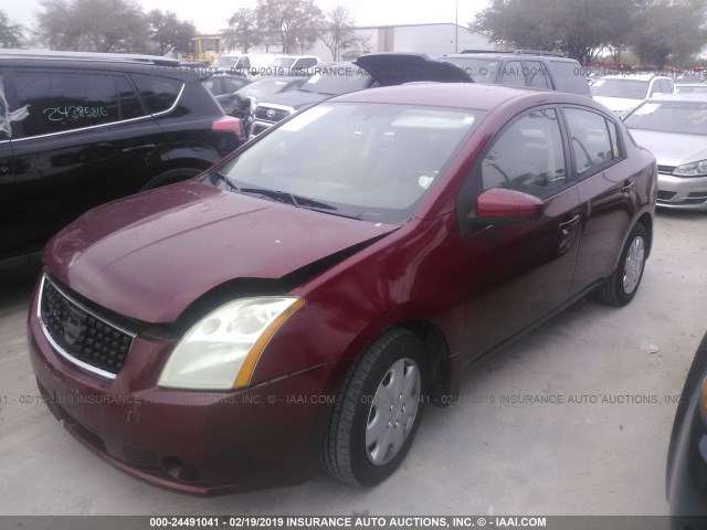 3N1AB61E48L742480 - 2008 NISSAN SENTRA 2.0/2.0S/2.0SL RED photo 2