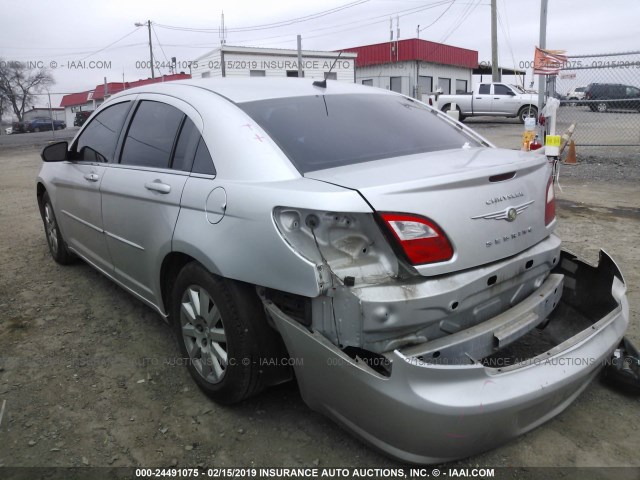 1C3LC46B79N530832 - 2009 CHRYSLER SEBRING LX SILVER photo 3