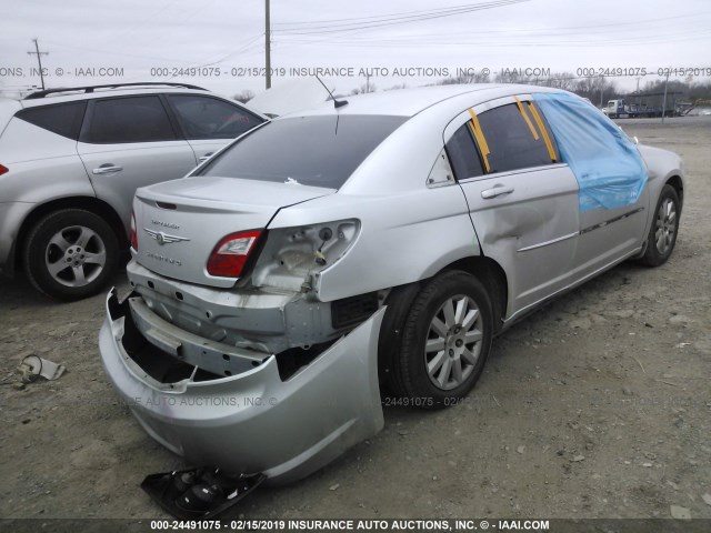 1C3LC46B79N530832 - 2009 CHRYSLER SEBRING LX SILVER photo 4