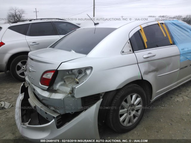 1C3LC46B79N530832 - 2009 CHRYSLER SEBRING LX SILVER photo 6