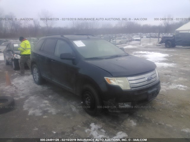 2FMDK49C57BA48520 - 2007 FORD EDGE SEL PLUS BLACK photo 1