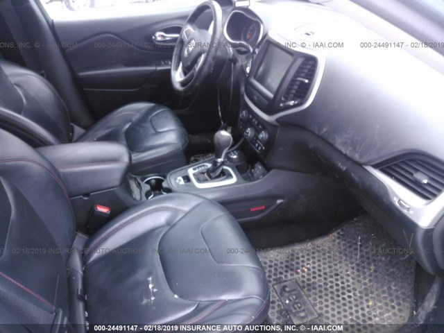 1C4PJMBS7FW576630 - 2015 JEEP CHEROKEE TRAILHAWK 灰色 照片 5