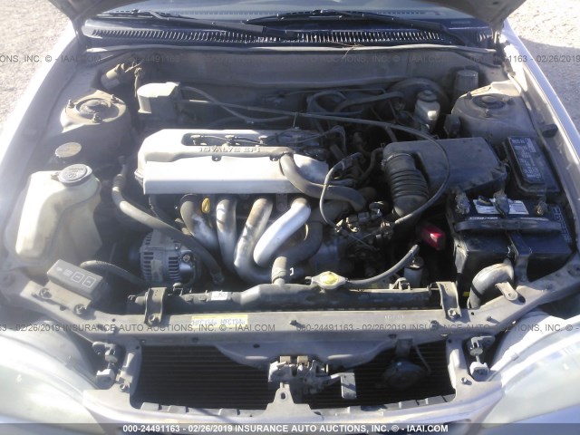1NXBR18E1WZ039634 - 1998 TOYOTA COROLLA VE/CE/LE 银色 照片 10