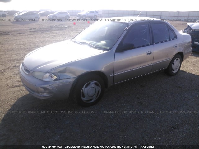 1NXBR18E1WZ039634 - 1998 TOYOTA COROLLA VE/CE/LE 银色 照片 2