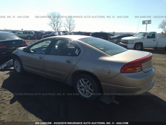 2B3HD46R73H561088 - 2003 DODGE INTREPID SE BEIGE photo 3