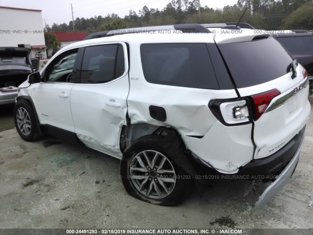 1GKKNSLA5JZ237952 - 2018 GMC ACADIA SLE WHITE photo 6